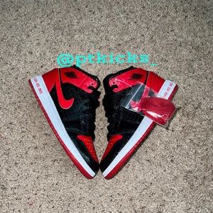 Nike Air Jordan 1 SS Bred Text